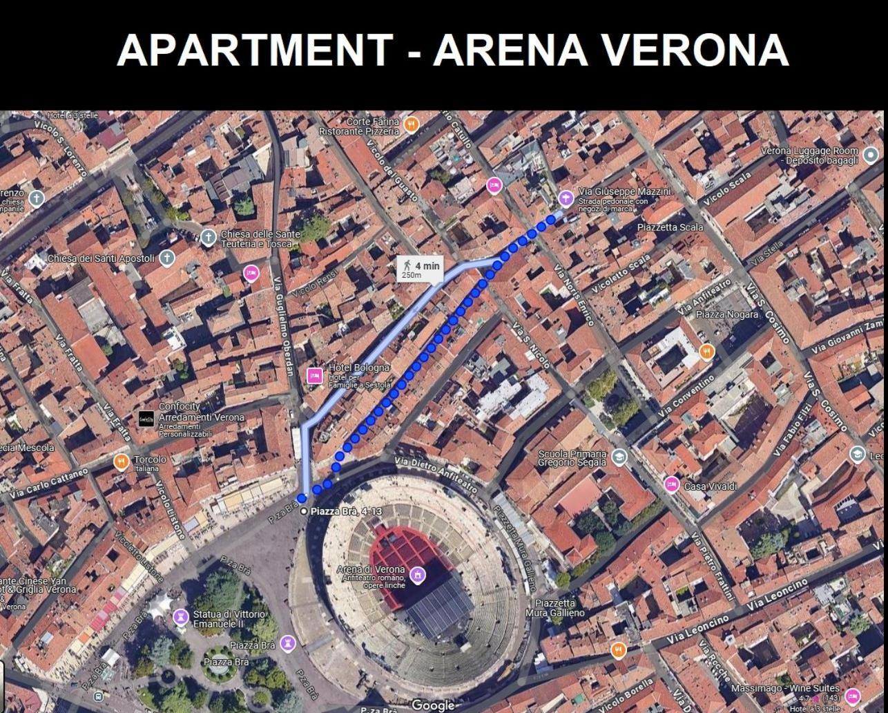 Arena Suite Mazzini Verona Centro Екстер'єр фото
